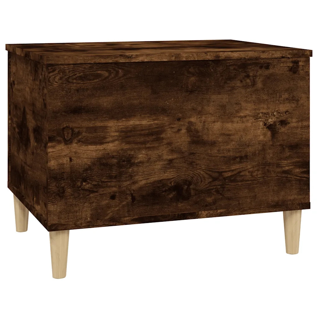 Tavolino da Salotto-Tavolino da soggiorno-Tavolo Rovere Fumo 60x44,5x45 cm Legno Multistrato 369614