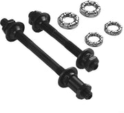 Accessori per bicicletta - Rotaia posteriore 145mm - Rotaia anteriore 108mm - Accessorio in acciaio di alta qualità - Sostenibile - Leggero 170g - Rotaia per bicicletta