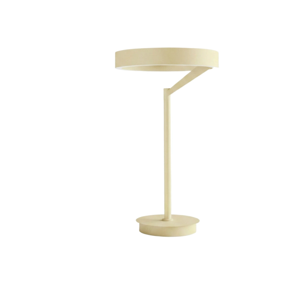 Lampada da tavolo Criseide L New Beige - Lume LED 30W biemissione 1400lm 3000K dimmerabile push in alluminio - Gea Luce
