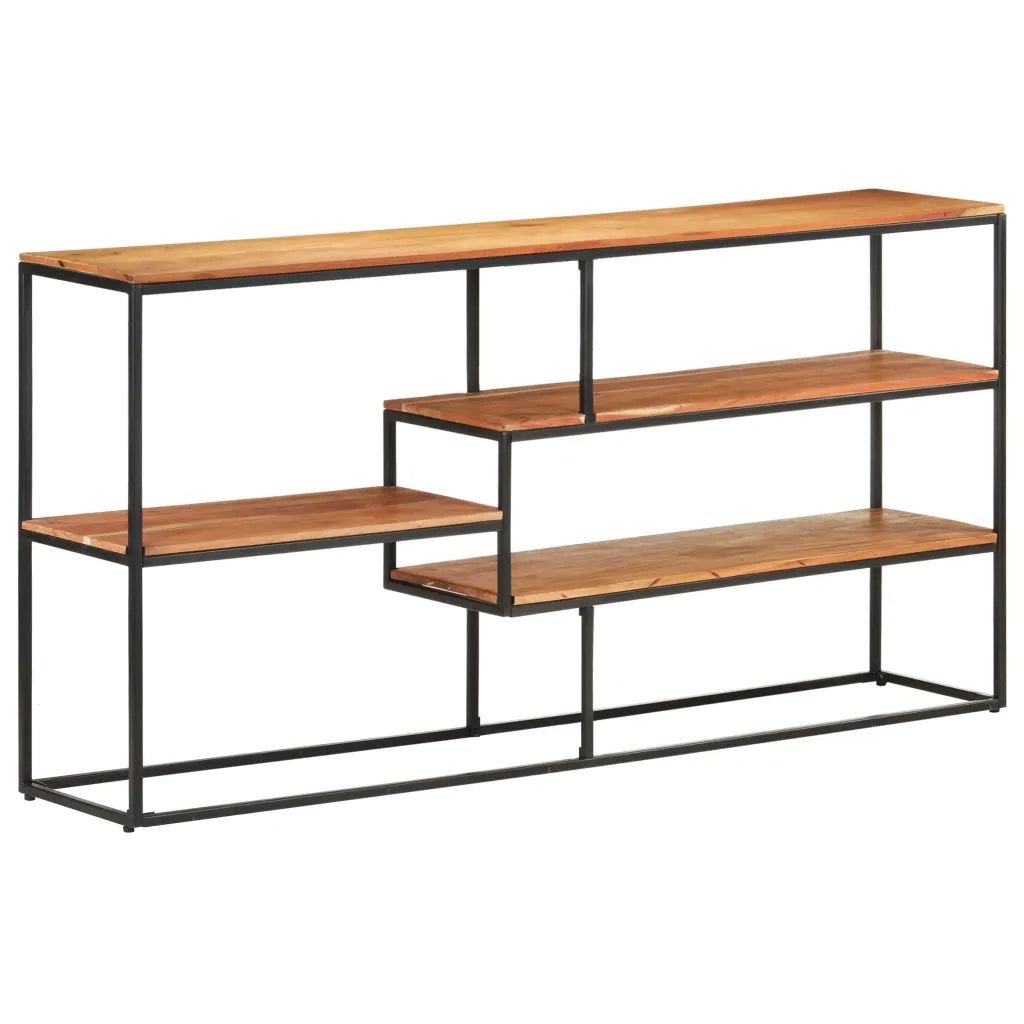 Credenza | Madia | Buffet da pranzo | Armadio da pranzo 150x30x75 cm in Legno Massello di Acacia