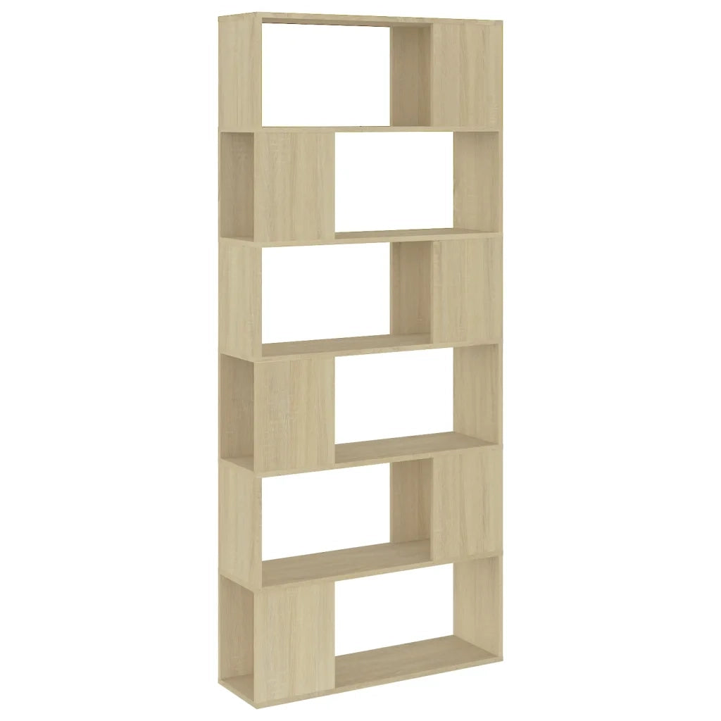 Libreria/Divisorio Rovere Sonoma 80x24x186 cm in Truciolato 809155
