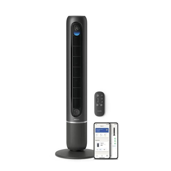 Ventilatore tower fan 7000 series telecomando aromaterapia app nero - CX7550/01