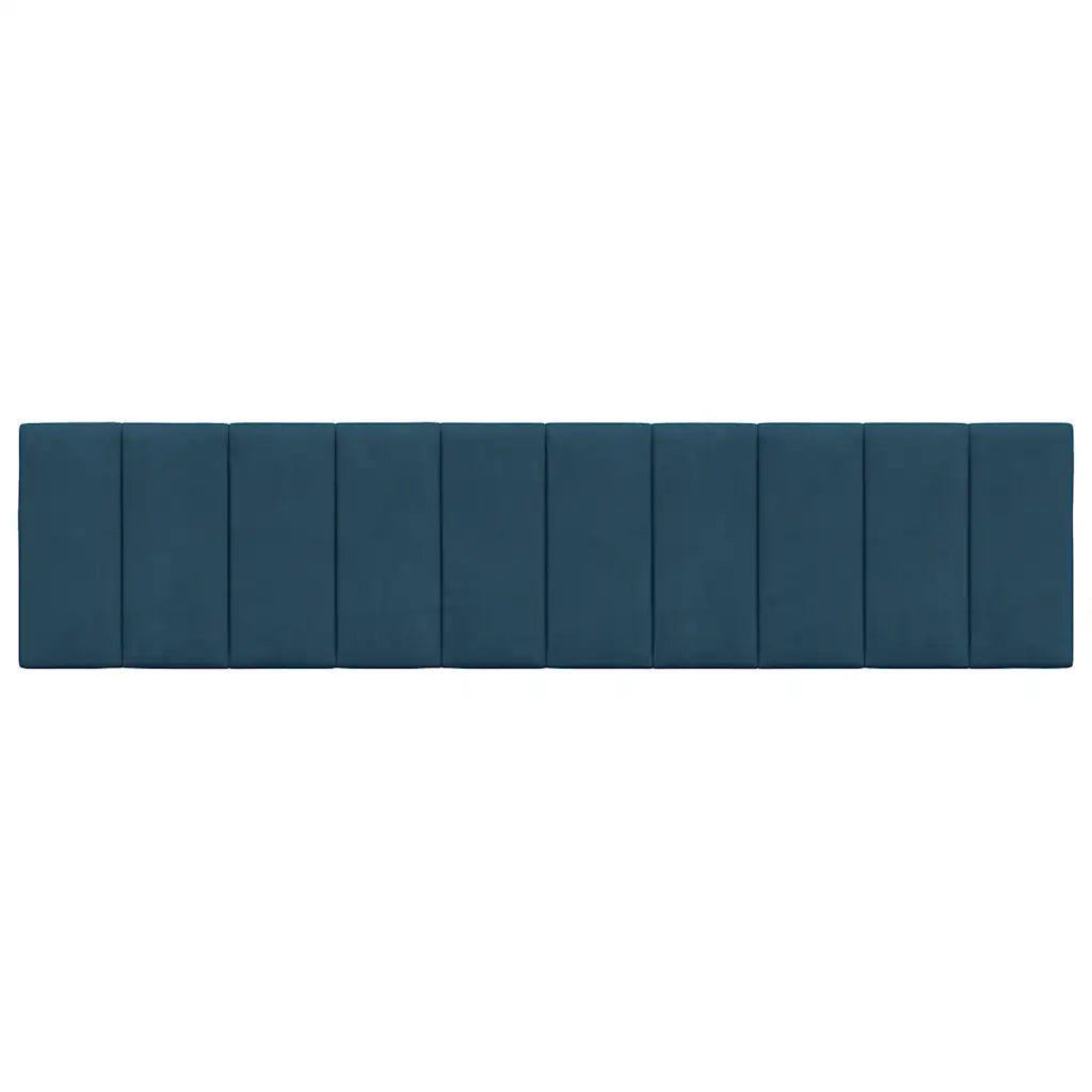 Cuscino Testiera Hanko Blu 200 cm in Velluto 374693