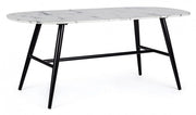 Tavolino Bianco Moderno da Interno 110x50 cm - FREYA