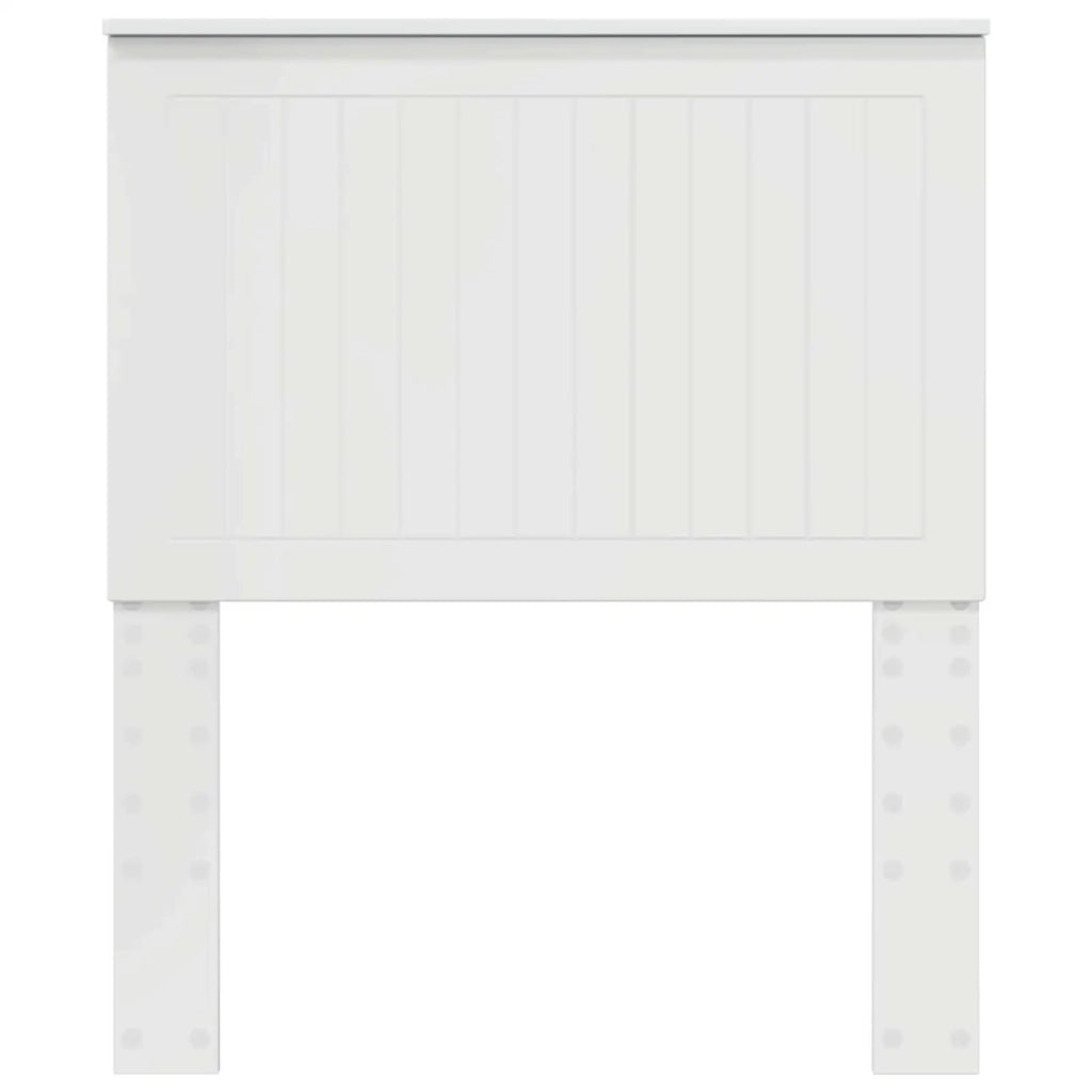 Testiera con testiera Bianco Lucido 80 cm Legno multistrato 887818