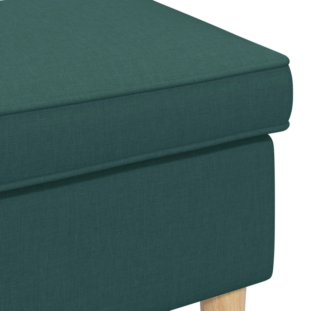 Poggiapiedi Verde Scuro 55 x 35 x 41 cm Poliestere