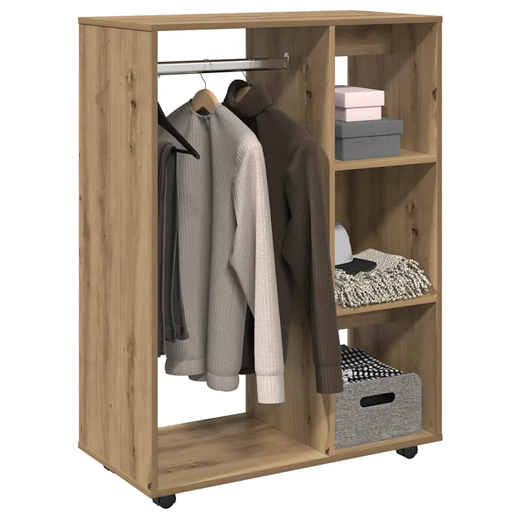 vidaXL Armadio Rovere Artigianale 80x40x110 cm in Legno Multistrato
