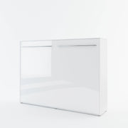 LETTO 04 140x200 ORIZZONTALE BIANCO LUCIDO
