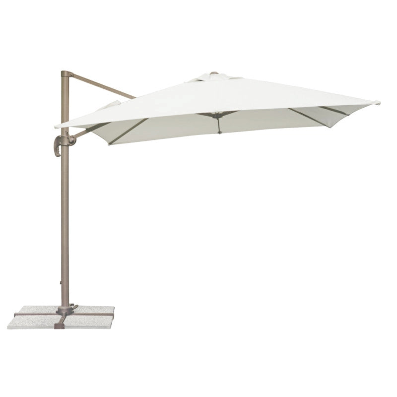 Ombrellone California MOIA 3x3 mt. fusto tortora con maniglione in alluminio