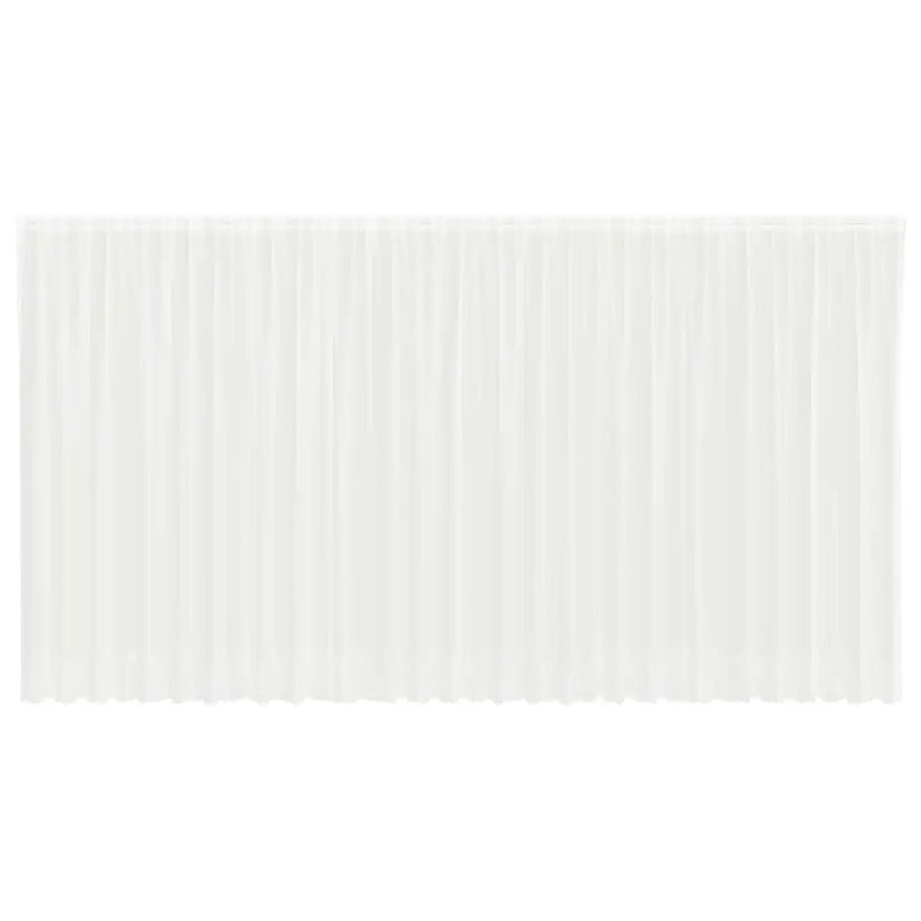 vidaXL Tende con tende Bianco 750 x 200 cm Poliestere