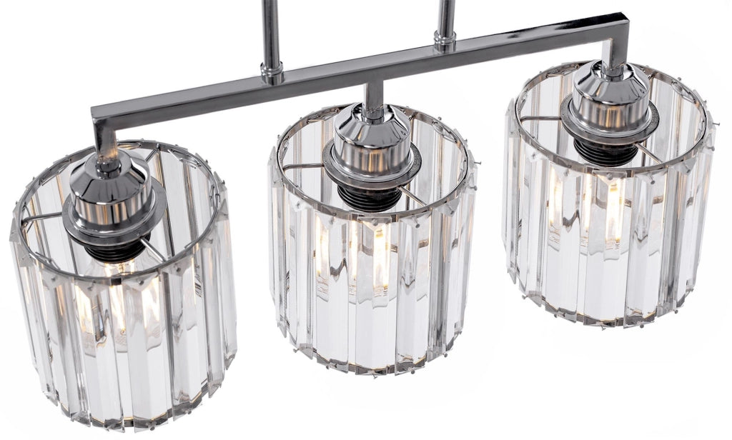 Lampada Pensile Glamour Cromo 3xe27 392228