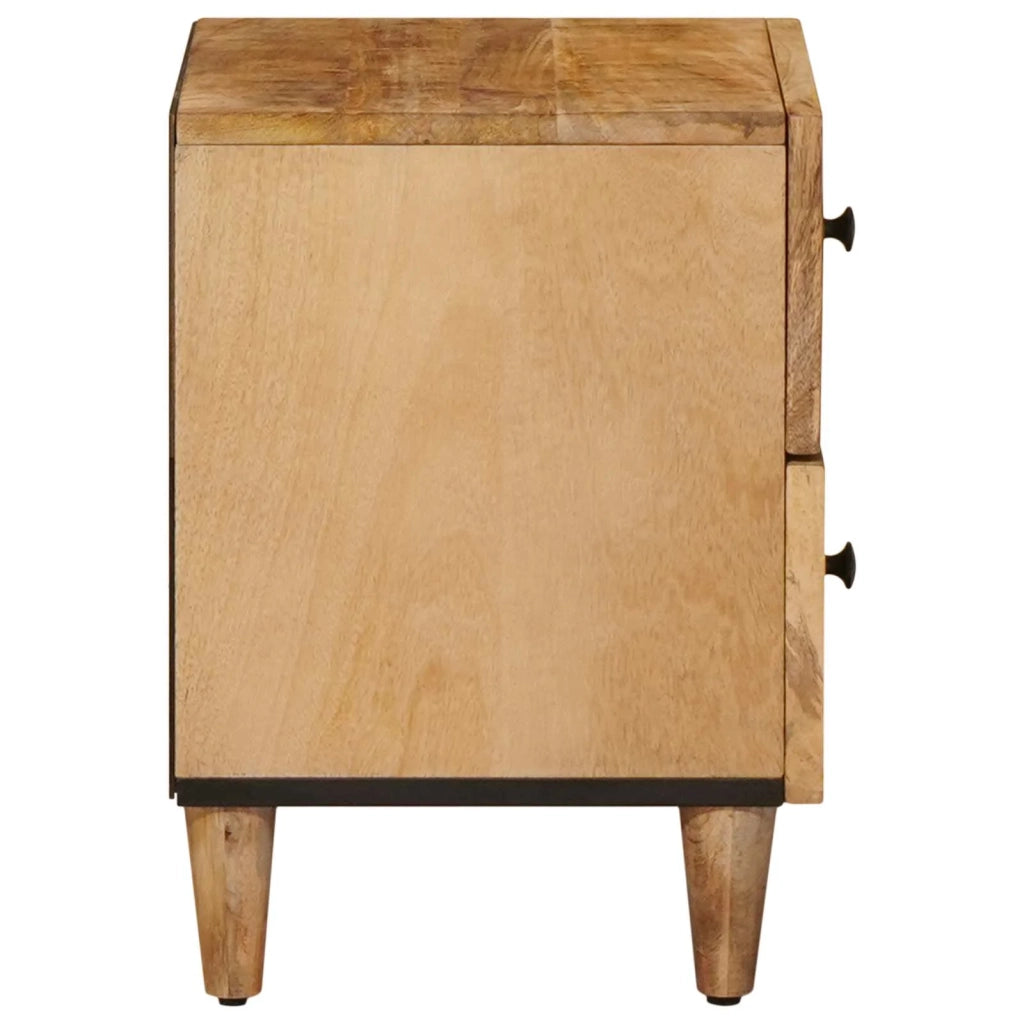 Set di 2 Comodini | Armadio da Notte | Mobiletto da notte Marrone 40 x 33,5 x 46 cm