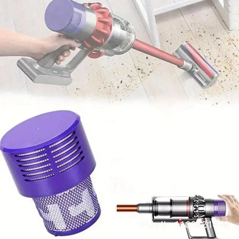 Set Filtri HEPA di Ricambio compatibile con Dyson V10 Absolute, Animal, Motorhead – 3 Filtri + Spazzola