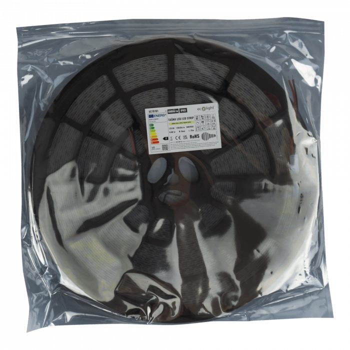 Striscia LED 9,6W/m 3000K 600lm/m 12V IP63 25m dimmerabile