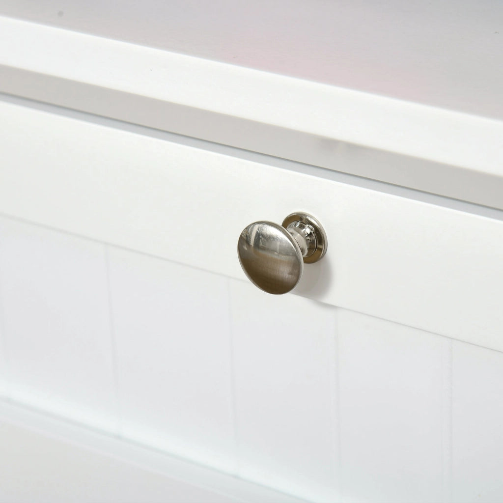Mobile Dispensa Alto 4 Ante 1 Cassetto 68,6x40x164 cm in MDF Bianco