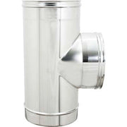 TUBO A TEE 90  ° MFF ACCIAIO INOX AISI 304  CM  8
