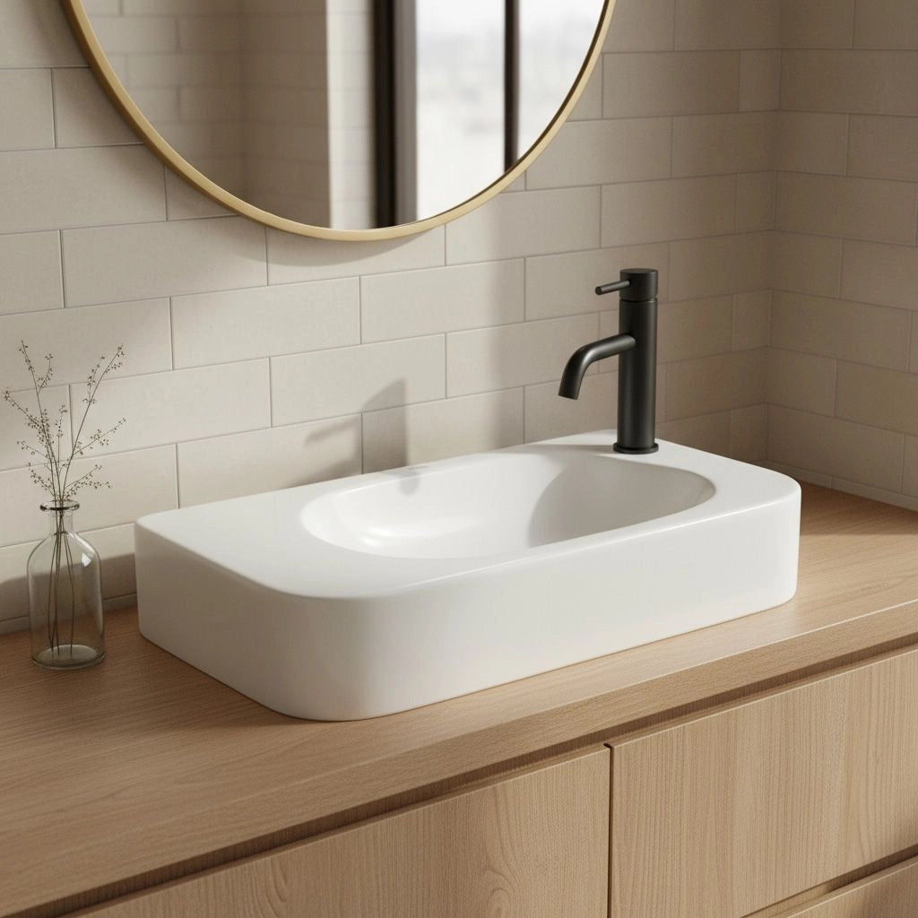 Lavabo Da Appoggio / A Parete Rea Odetta