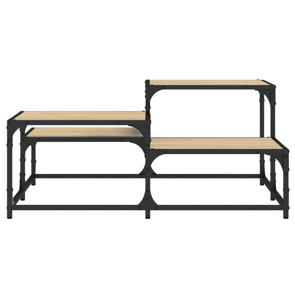 Tavolino salotto | Tavolino da caff¨¨ | Tavolino da Soggiorno Rovere Sonoma 87,5x87,5x40cm Legno Multistrato