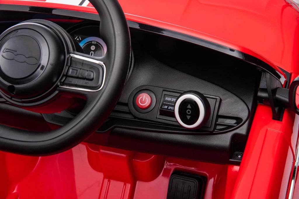 Macchina Elettrica per Bambini Licenza Ufficiale Fiat 500 Small 10,8V 3,1Ah Rosso