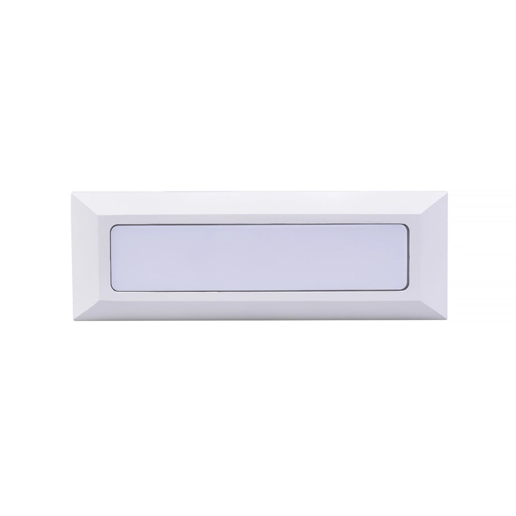 SEGNAPASSO LED A PARETE 5W CON CCT SWITCH 3 TEMPERATURE COLORE - DESIGN MODERNO ED ELEGANTE IP65 IDEALE PER AMBIENTI INTERNI ED ESTERNI