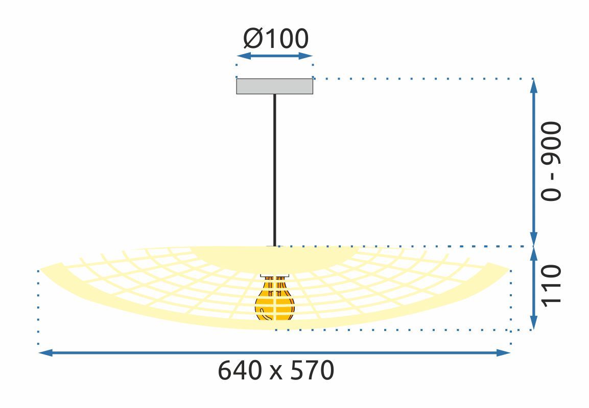 Lampada Boho APP1541-1CP
