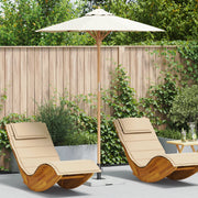 Ombrello da Giardino Bianco Panna 180x230 cm BambÃ¹