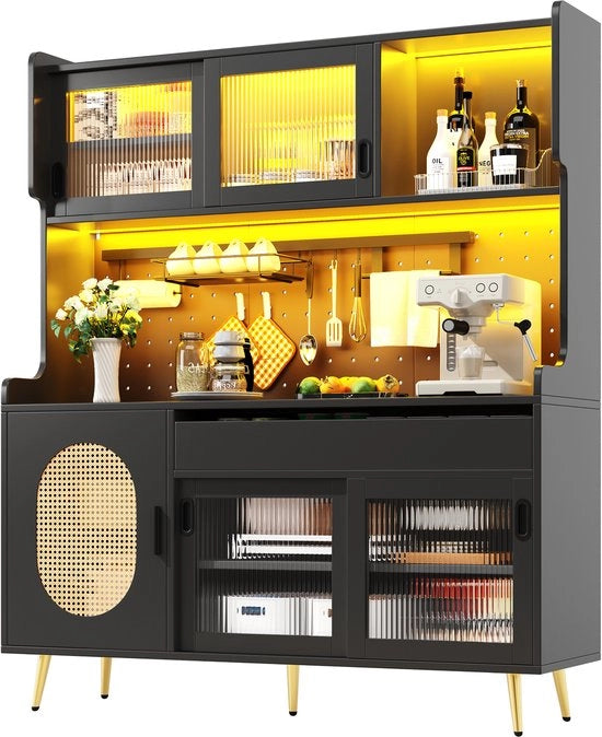 Cassa da Cucina - Glacé - 5 Porte - Luce LED - Slot Organizzatore