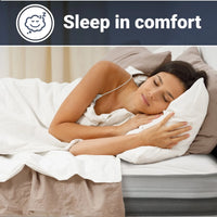 Materasso Singolo 70x150 cm in Memory Antibatterico | Altezza 20 cm | Rivestimento 3D Air in Fibra Ipoallergenica | Materasso Ortopedico a 7 Zone Differenziate Termosensibili