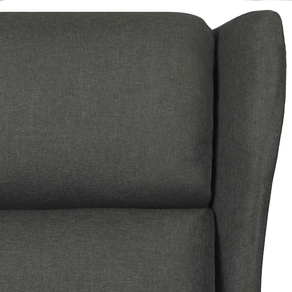 Divano Sedia-Poltrona Massaggiante Grigio Scuro in Tessuto 588038