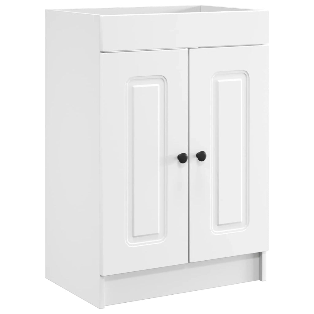 Mobiletto da bagno sotto il lavello Bianco 56 x 37,5 x 81 cm 890004