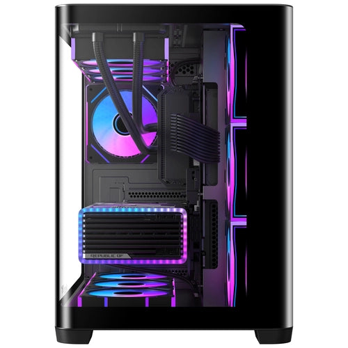itek DARK CAVE CURVED Tower Nero
