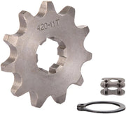 Vendita di ricambio per motocicletta - Copertura 420 11T - Adatto per 50cc/70cc/90cc/110cc/125cc - Idoneo per Dirt Bike/ATV/Moped - Acciaio inossidabile - Facile da installare - Pignone