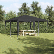 Tenda da festa antracite 4x4 m PE