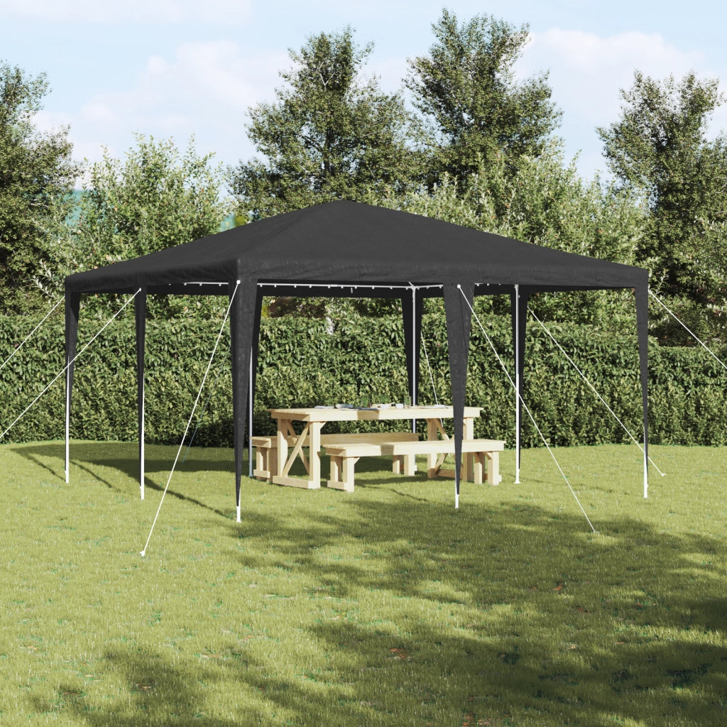 Tenda da festa antracite 4x4 m PE