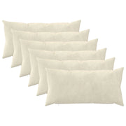 Federa 6 pcs HEERLEN Crema 40 x 70 cm Fleece in microfibra 909590