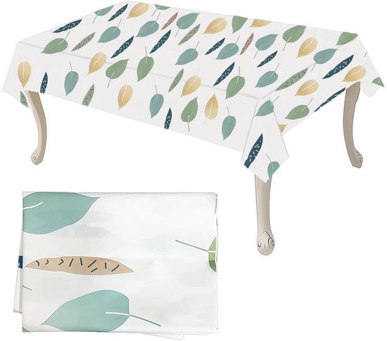 Tappeto da tavolo impermeabile - PVC - 137 x 180 cm - Progetto creativo - Materiale sostenibile - 1 pezzo