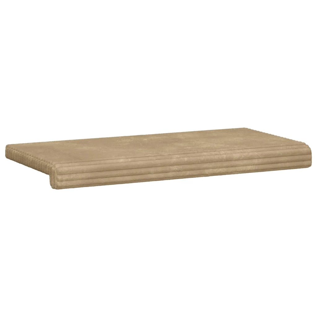 Cuscino per panchina Corduroy Morbido Tortora Profondità 35 cm 42043302
