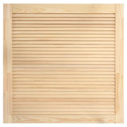 Porta a persiana in legno massello di pino anta per mobile anta per mensola rivestimento per armadio guardaroba paravento 39,5 x 39,4 cm 02_0003866