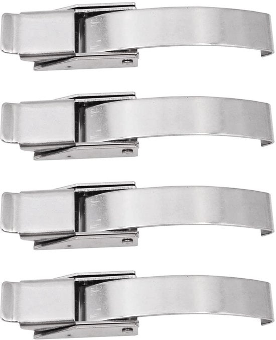 Hasp in Acciaio Inossidabile - 4 Pezzi - Fissaggio - Blocco - Facile da Utilizzare - Per Camion