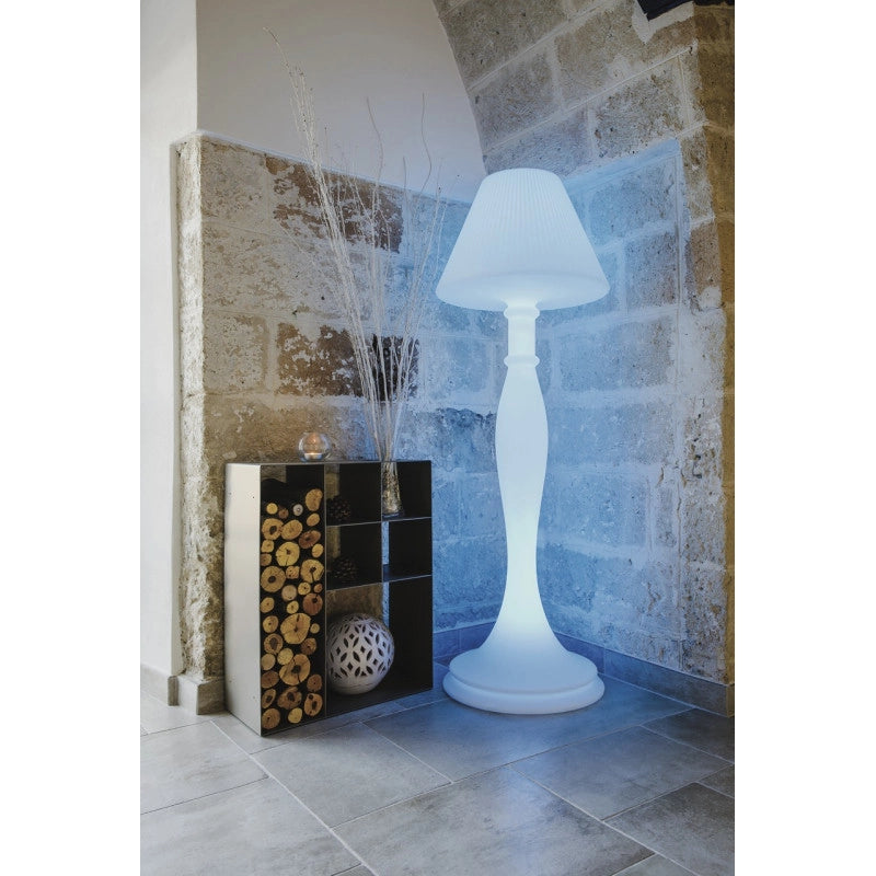 Lampada da terra di design H180 in polimero LED RGB per interno ed esterno - Made in Italy - Monacis