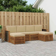 Set di divani da esterno 5 pz 3384679