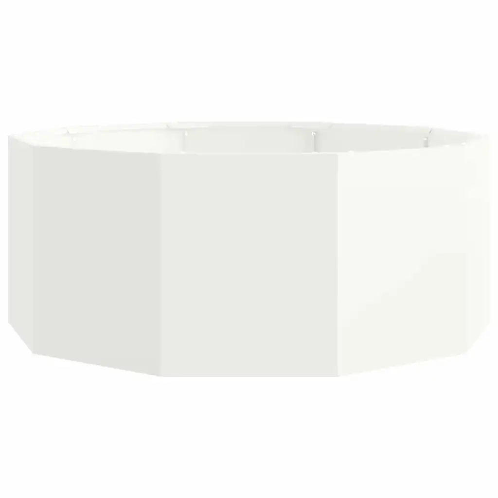 Fioriera | Cassetta per fiori | Vaso Bianco 90 x 90 x 35 cm Acciaio