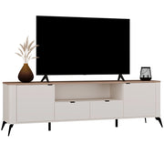 Mobile TV CORDOBA 2s2s cashmere beige rovere CASTELLO mobile sotto TV 2 cassetti