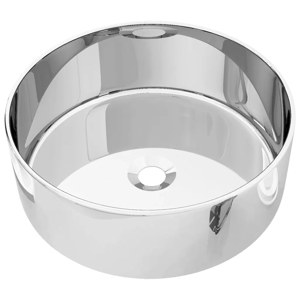 Lavandino-Lavello 40x15 cm in Ceramica Argento