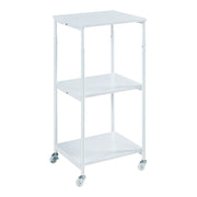 Supporto per stampante con ruote 82 x 39 x 35 cm bianco 03_0010704