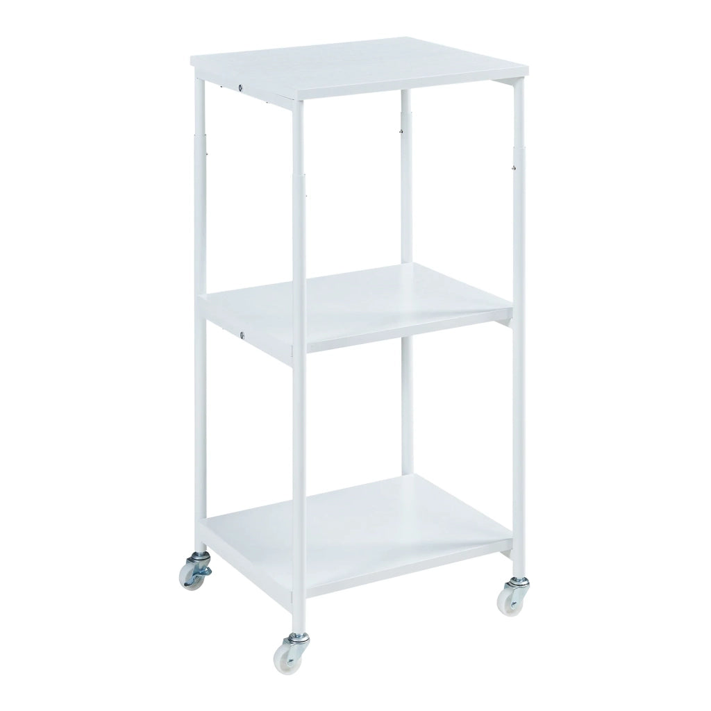 Supporto per stampante con ruote 82 x 39 x 35 cm bianco 03_0010704