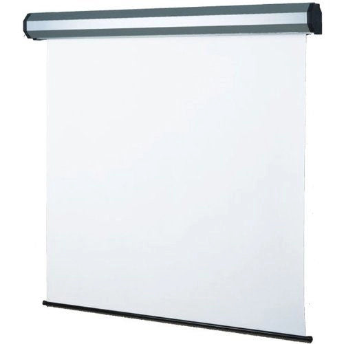 Schermo proiezione elettrico 250x190cm 4:3 tela bianca ignifuga modello professional - 5251