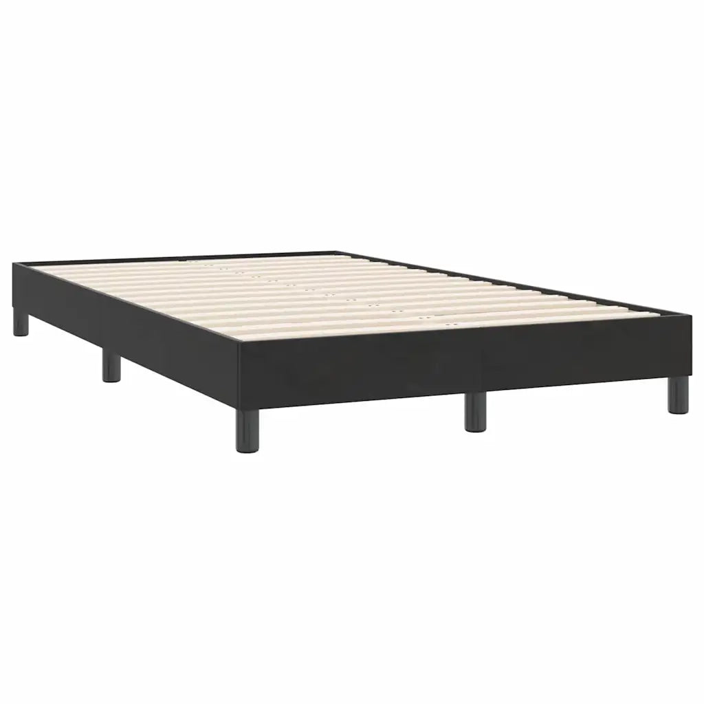 Giroletto senza Materasso Nero 120x220 cm Velluto 4101399