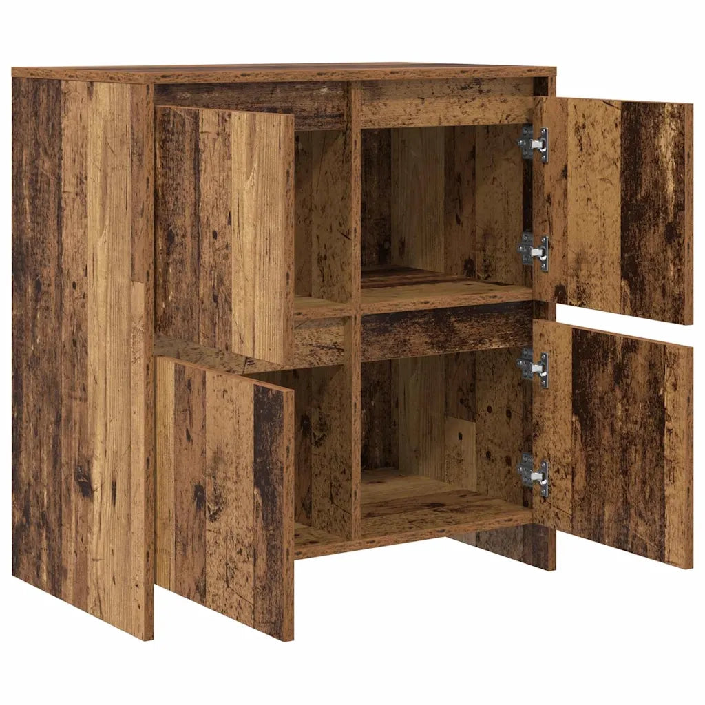 vidaXL Credenza Legno vecchio 70 x 41 x 75 cm Legno multistrato
