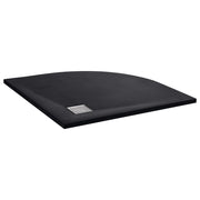 Piatto doccia base doccia piatto doccia contenitore doccia bagno WC cabina doccia casa interno SMC 90x90 cm nero 02_0001923